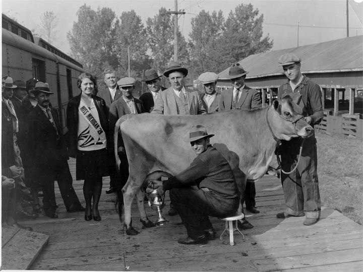 Purebred Dairy Sires Train, 1929