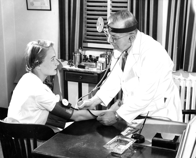 Blood Pressure Check, 1955