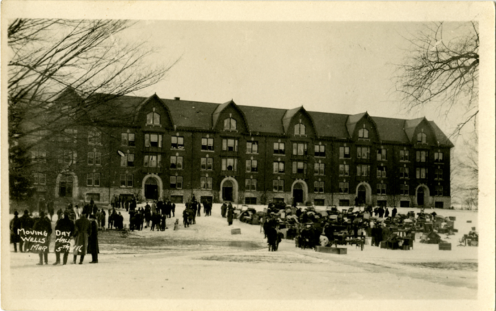 Moving Day at Wells Hall, 1916