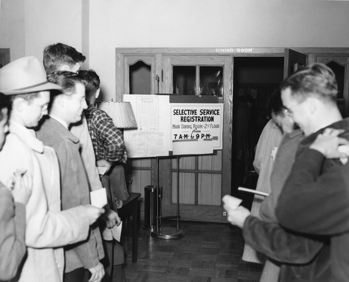 Selective Service Registration, circa 1940s