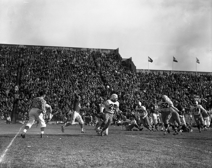 Football Action-MSU vs. Marquette, November 19, 1955