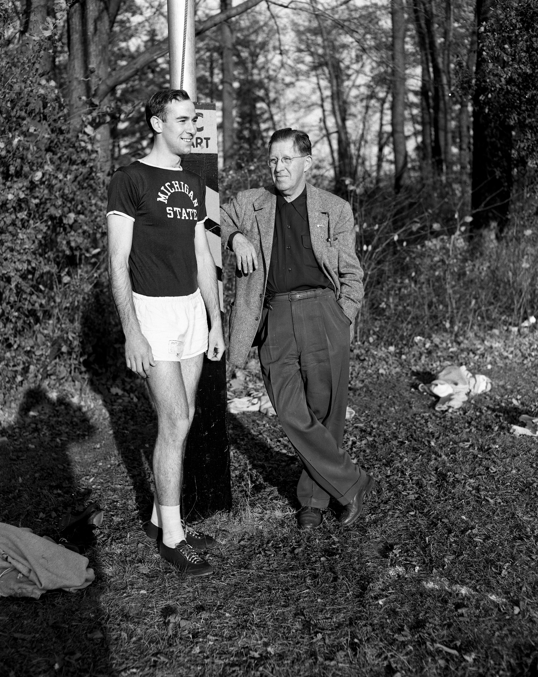 Track and Cross Country coach and team member, 1951