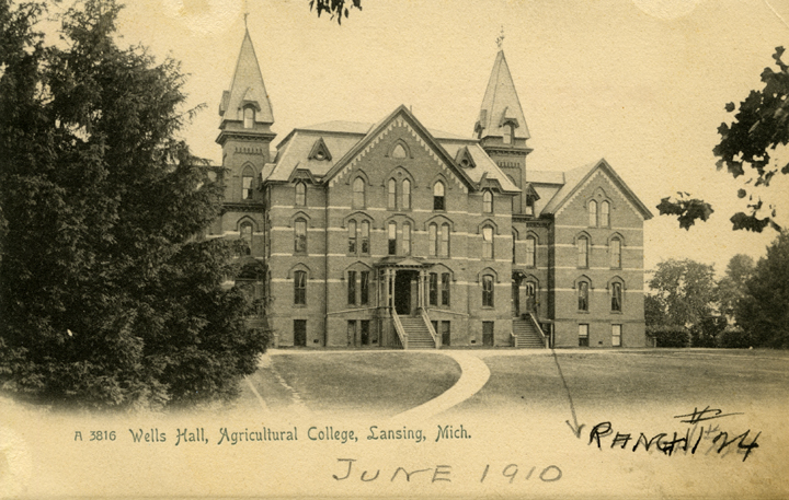 Wells Hall, 1910