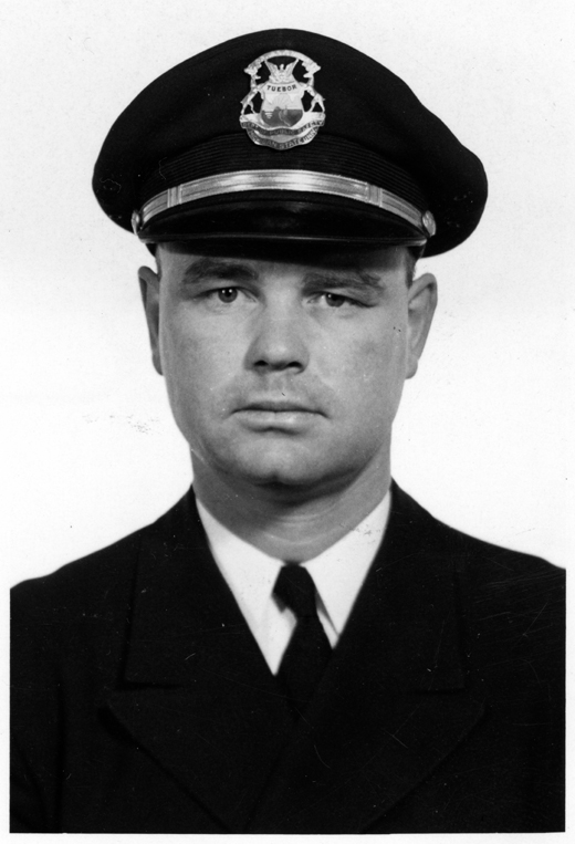 Richard O. Bernitt in police uniform