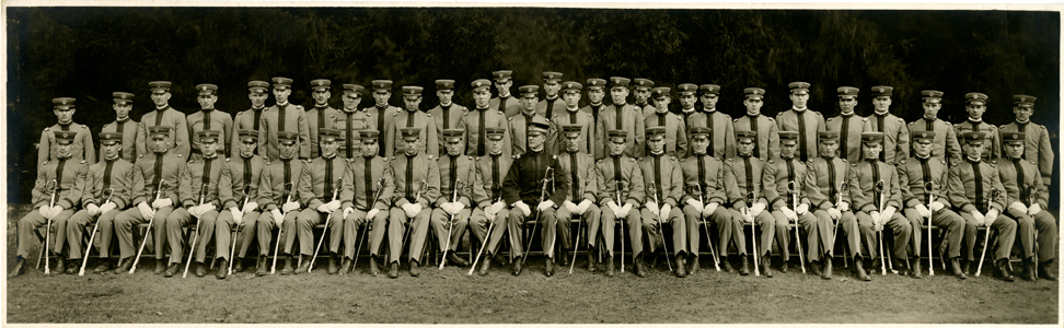 Portrait of Military Science Cadets,1912