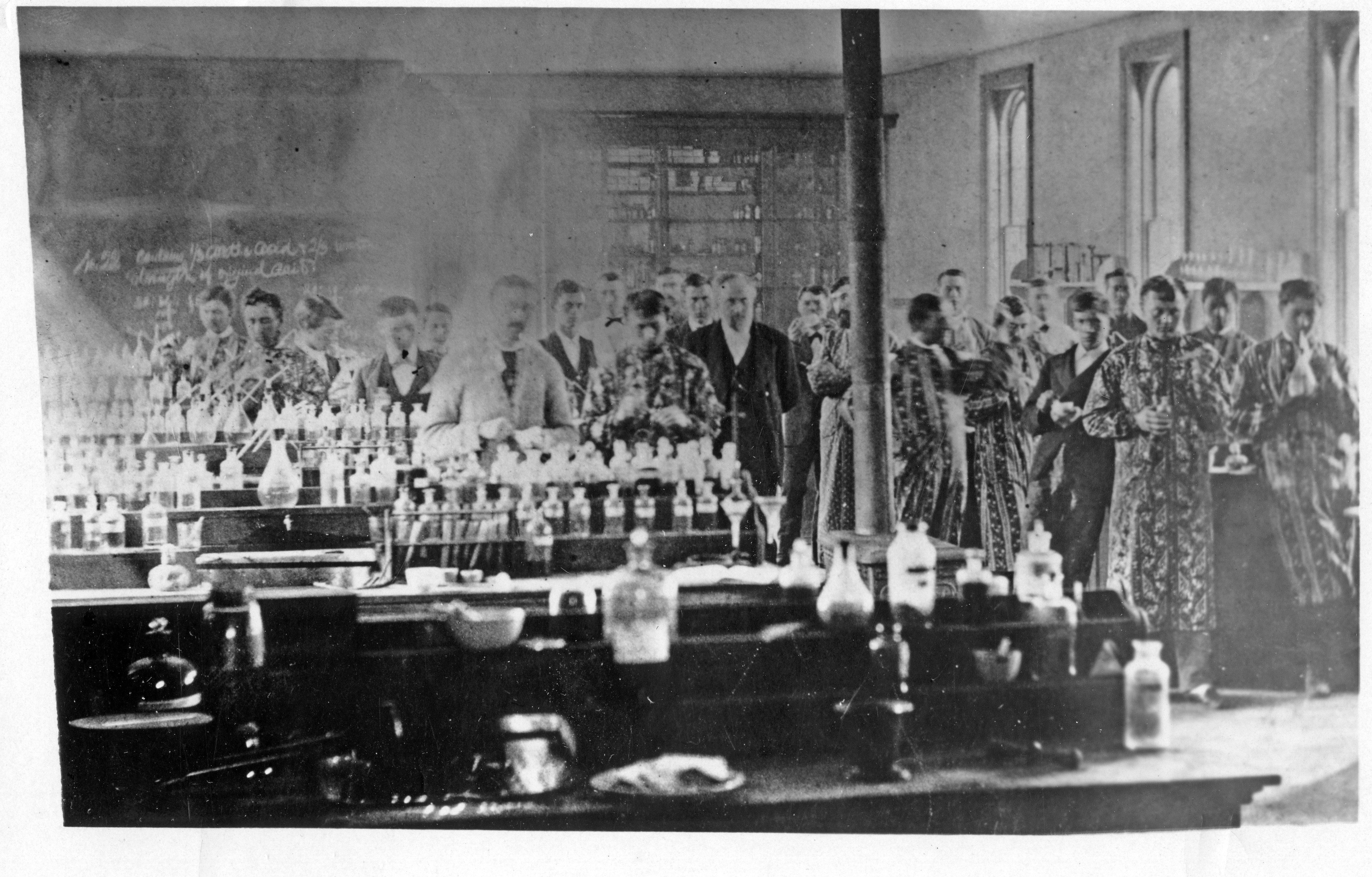 Qualitative Analysis Chemistry Lab, 1875