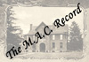 The M.A.C. Record; vol.33, no.12; August 1928
