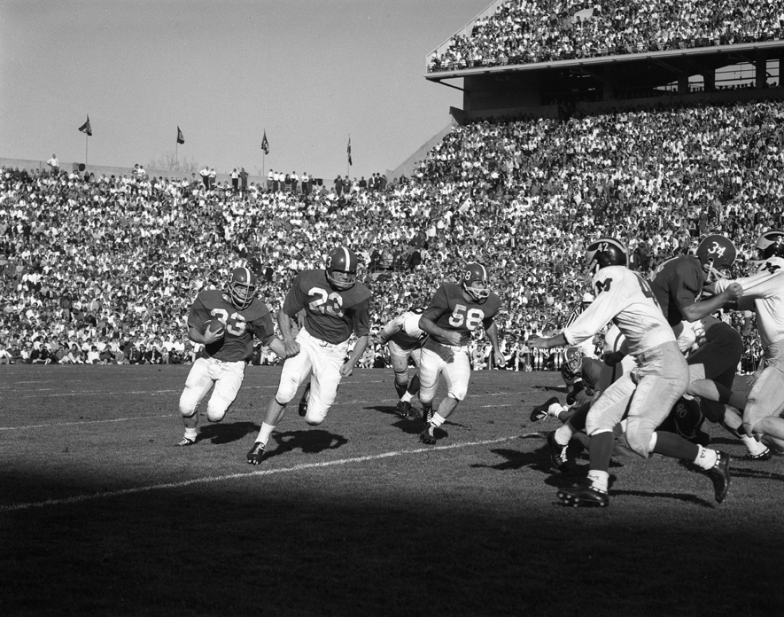 MSU versus University of Michigan football game, 1962