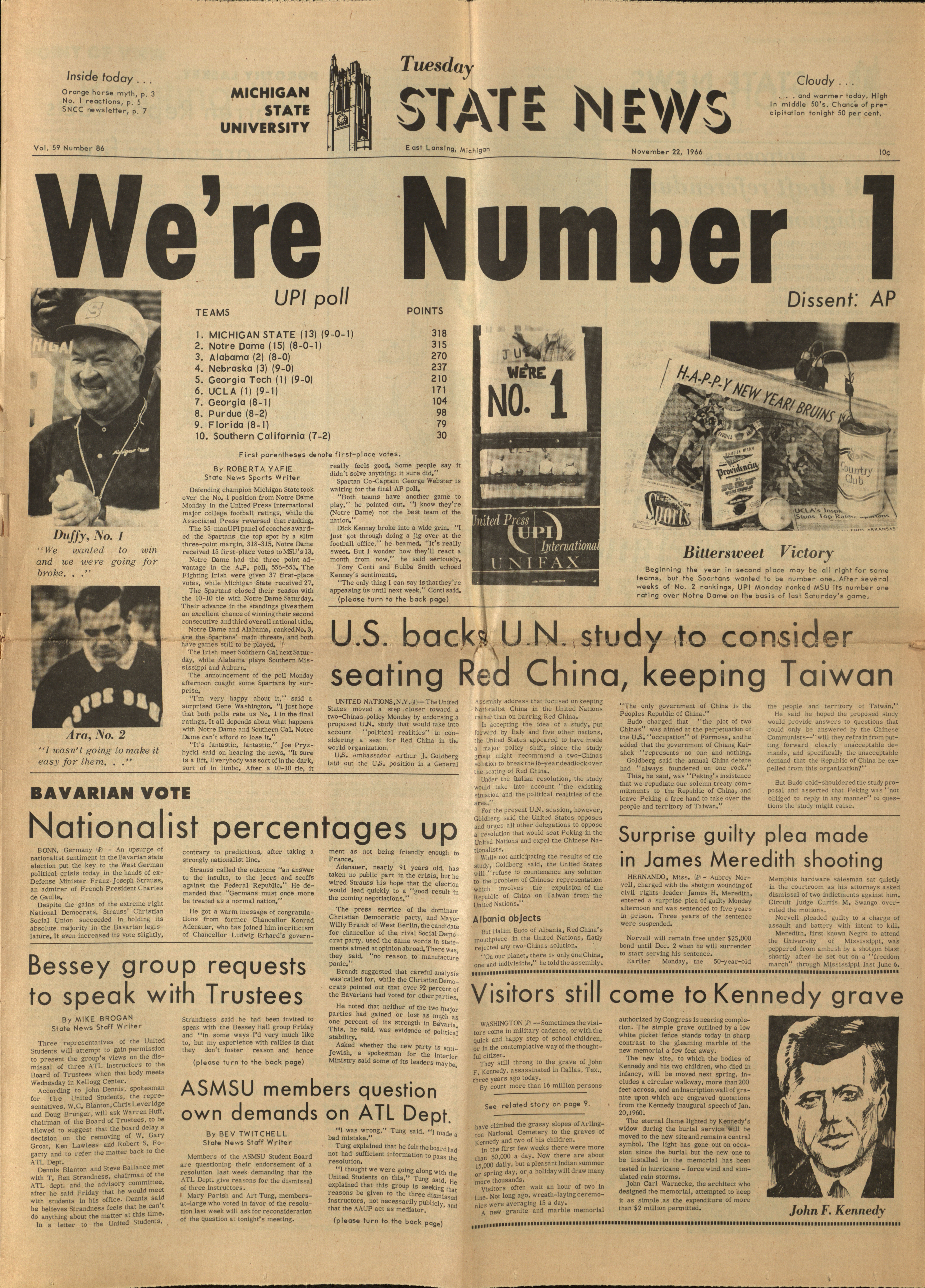 State News, November 22, 1966
