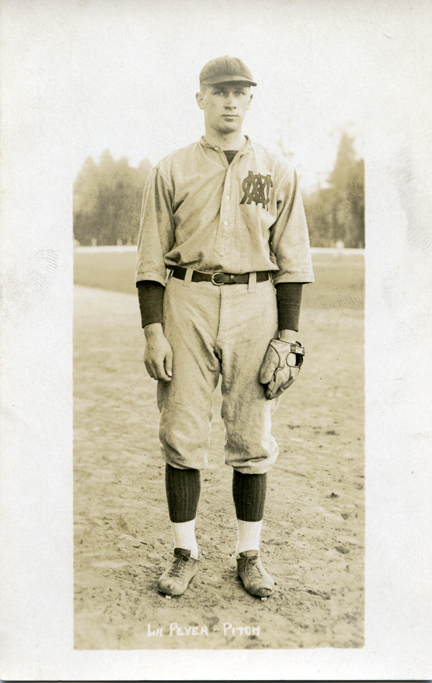 LA Pever, pitcher, M.A.C. baseball team, 1910s