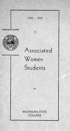 Associated Women Students Handbook, 1937-1938