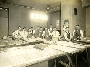 Onn Mann Liang with the Michigan State Highway Department, circa 1926