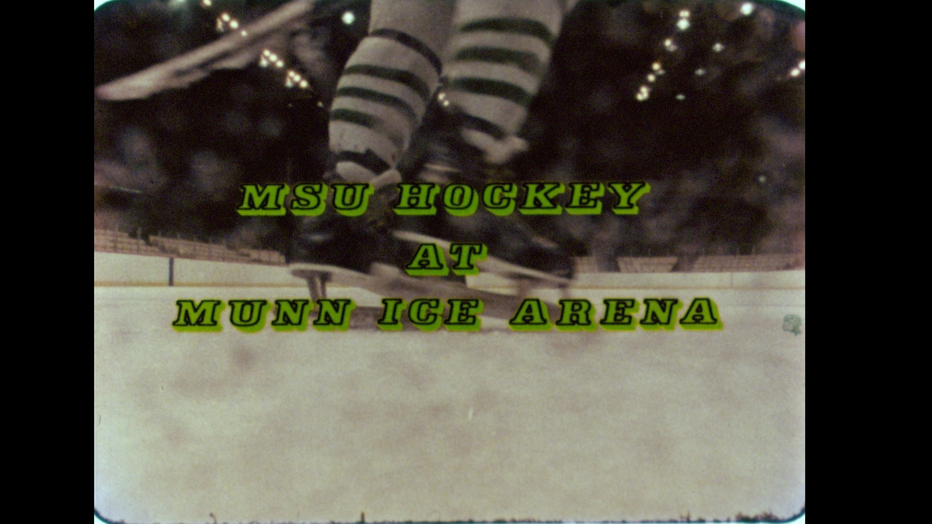 MSU Hockey at Munn Ice Arena, 1977