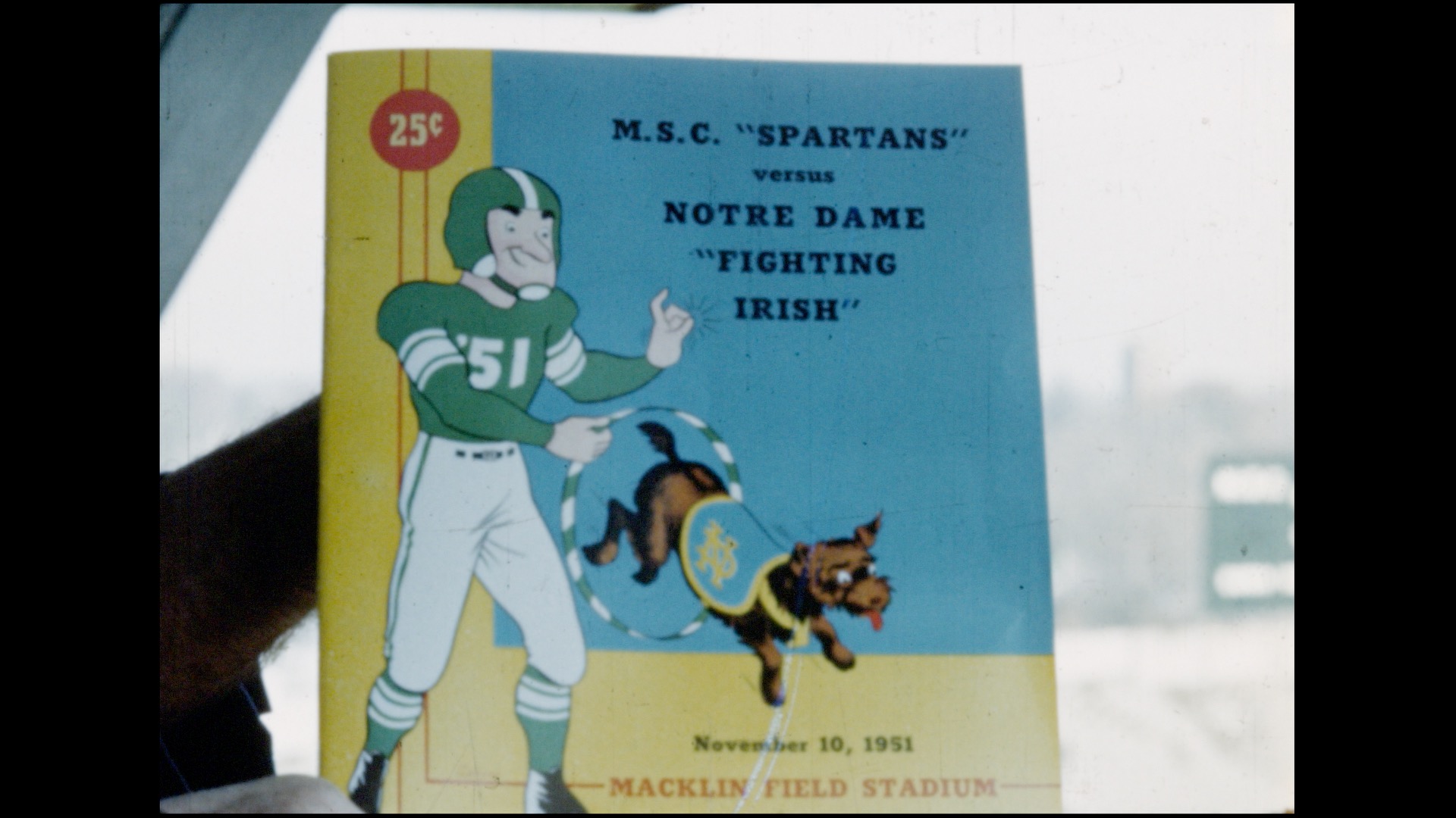 MSC Football vs. Notre Dame, 1951