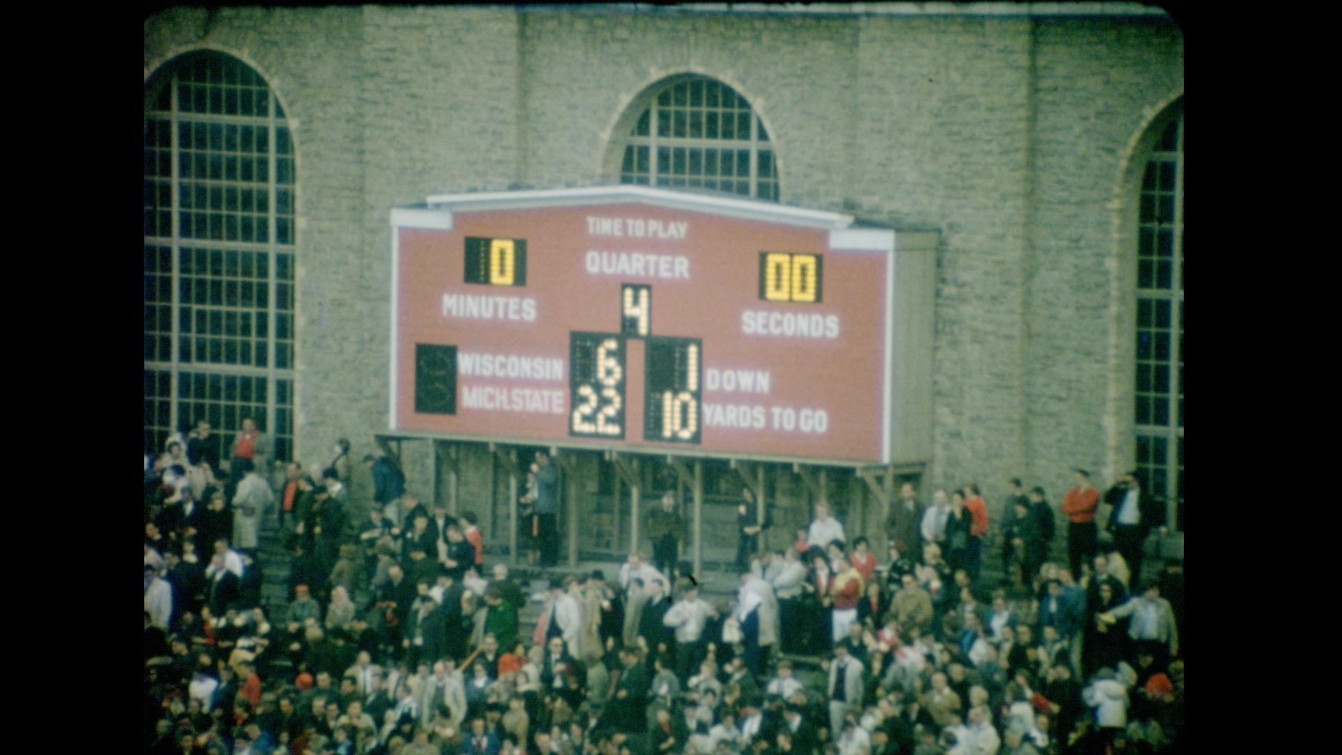 MSU Football vs. Wisconsin, 1964