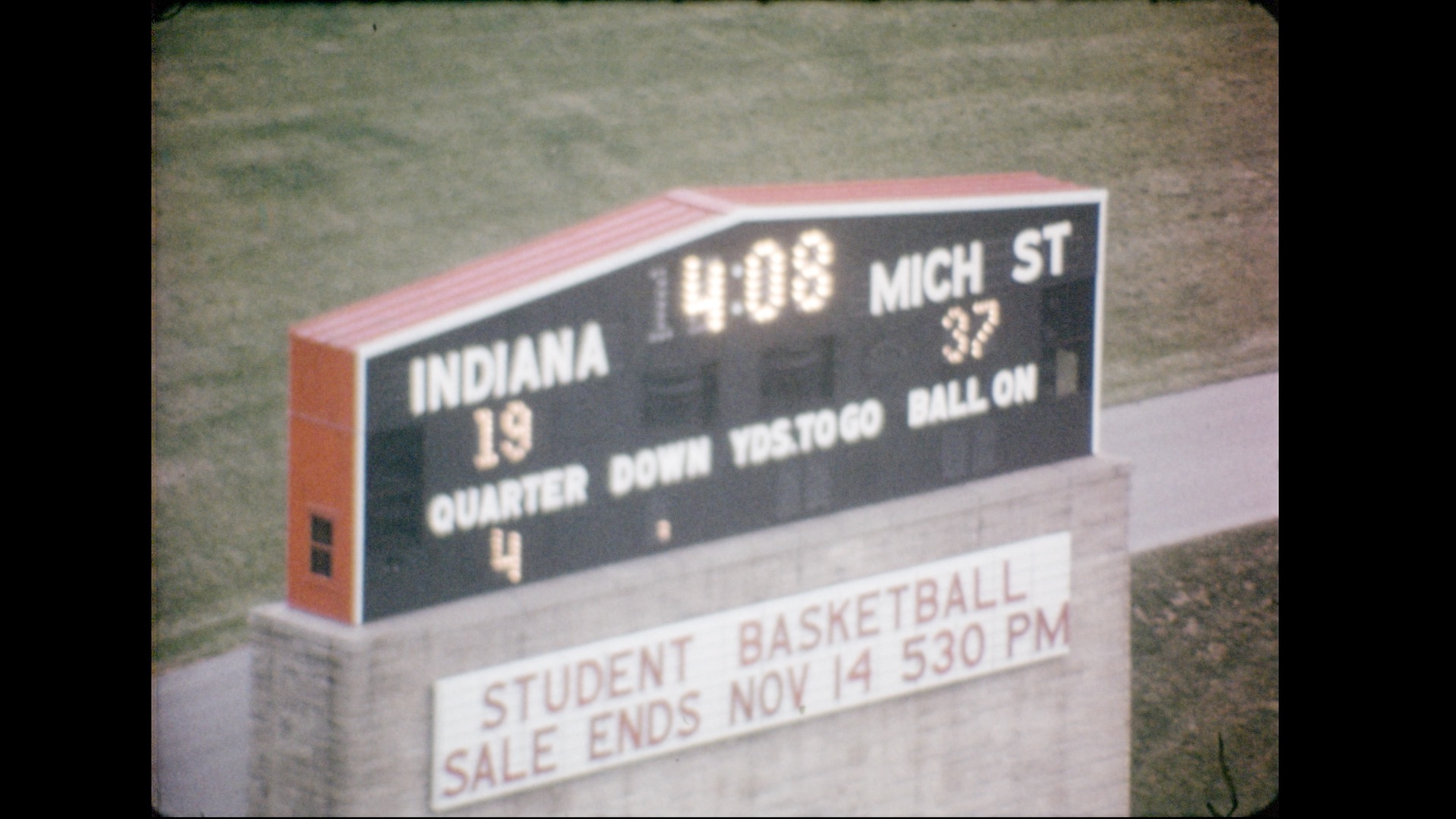 MSU Football vs. Indiana, 1966