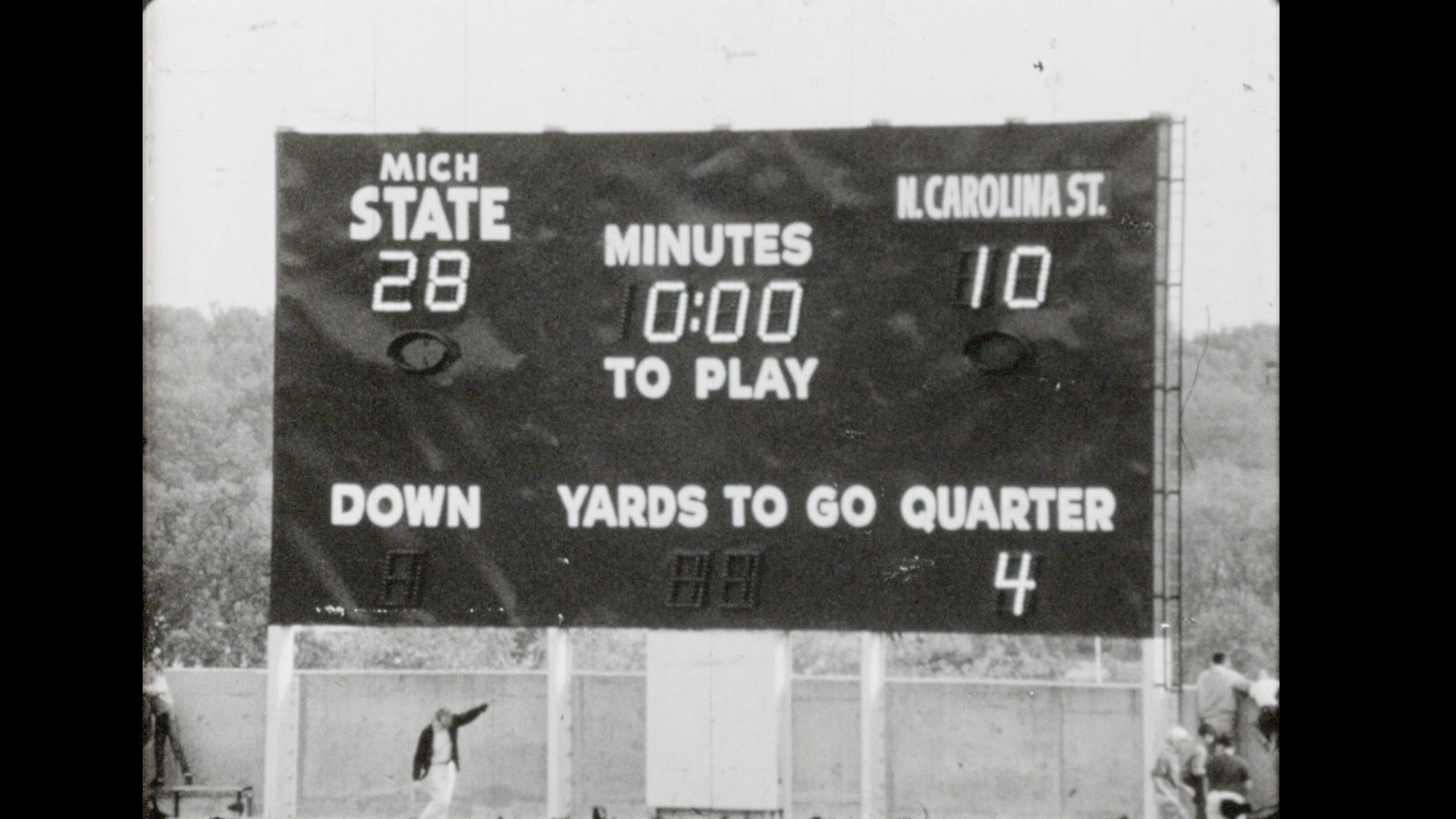 MSU Football vs. North Carolina State, 1966