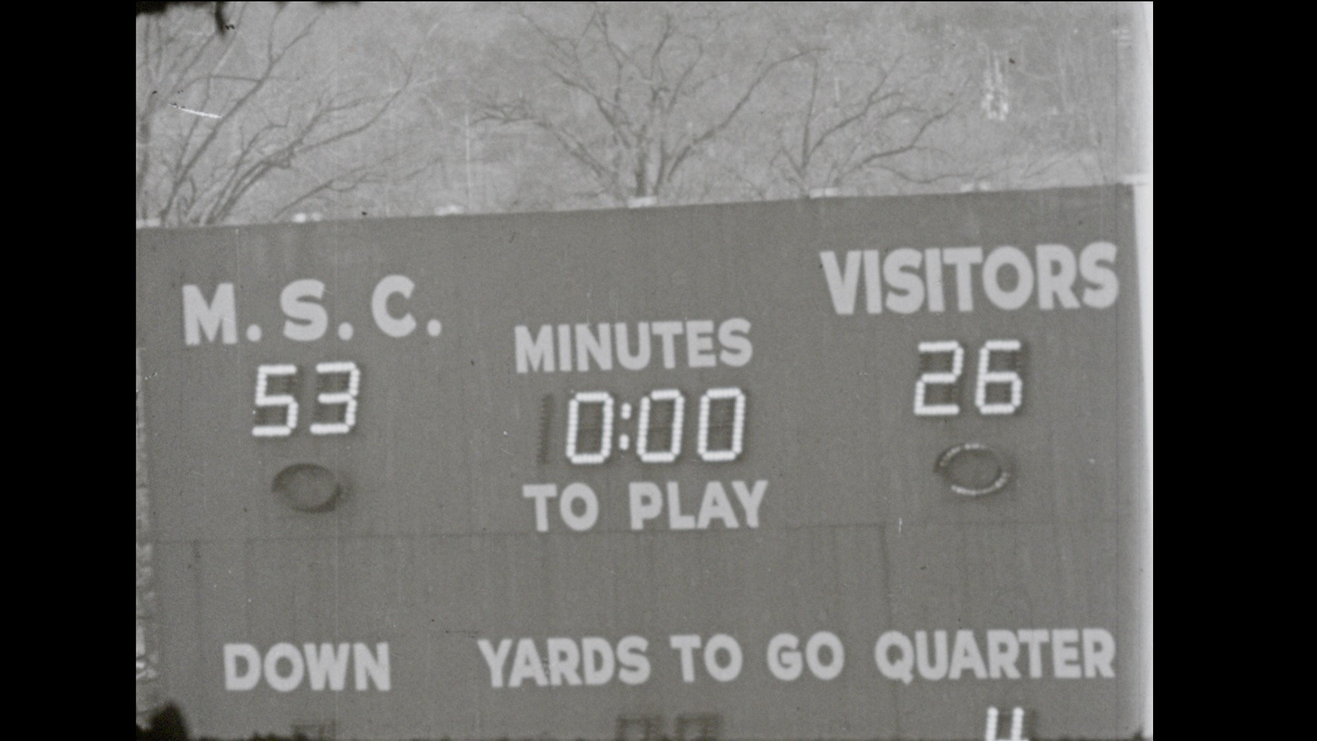 MSC Football vs. Pittsburgh, 1951