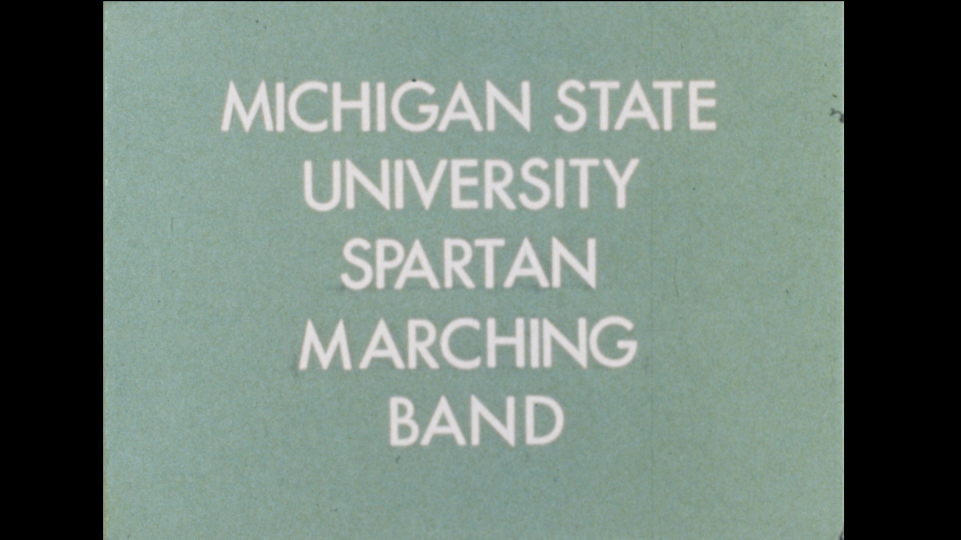 Spartan Marching Band: Postgame | MSU vs. Minnesota, 1976