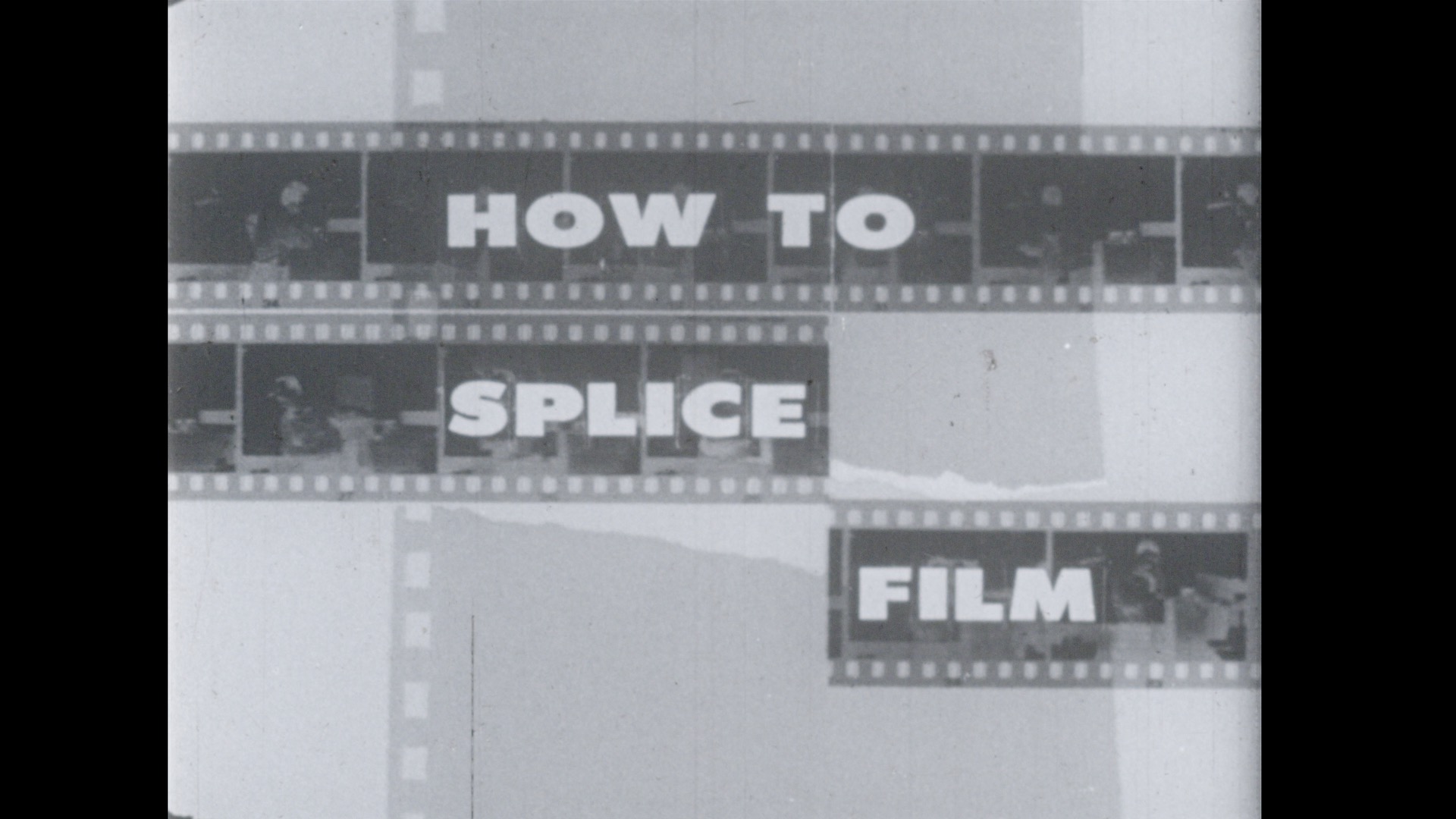 How to Splice Film, 1959