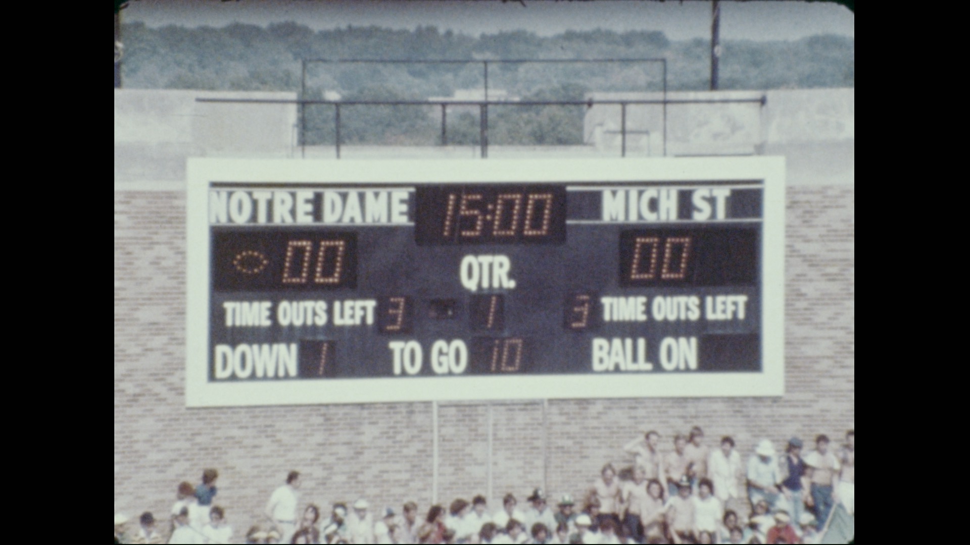 MSU Football vs. Notre Dame, 1979
