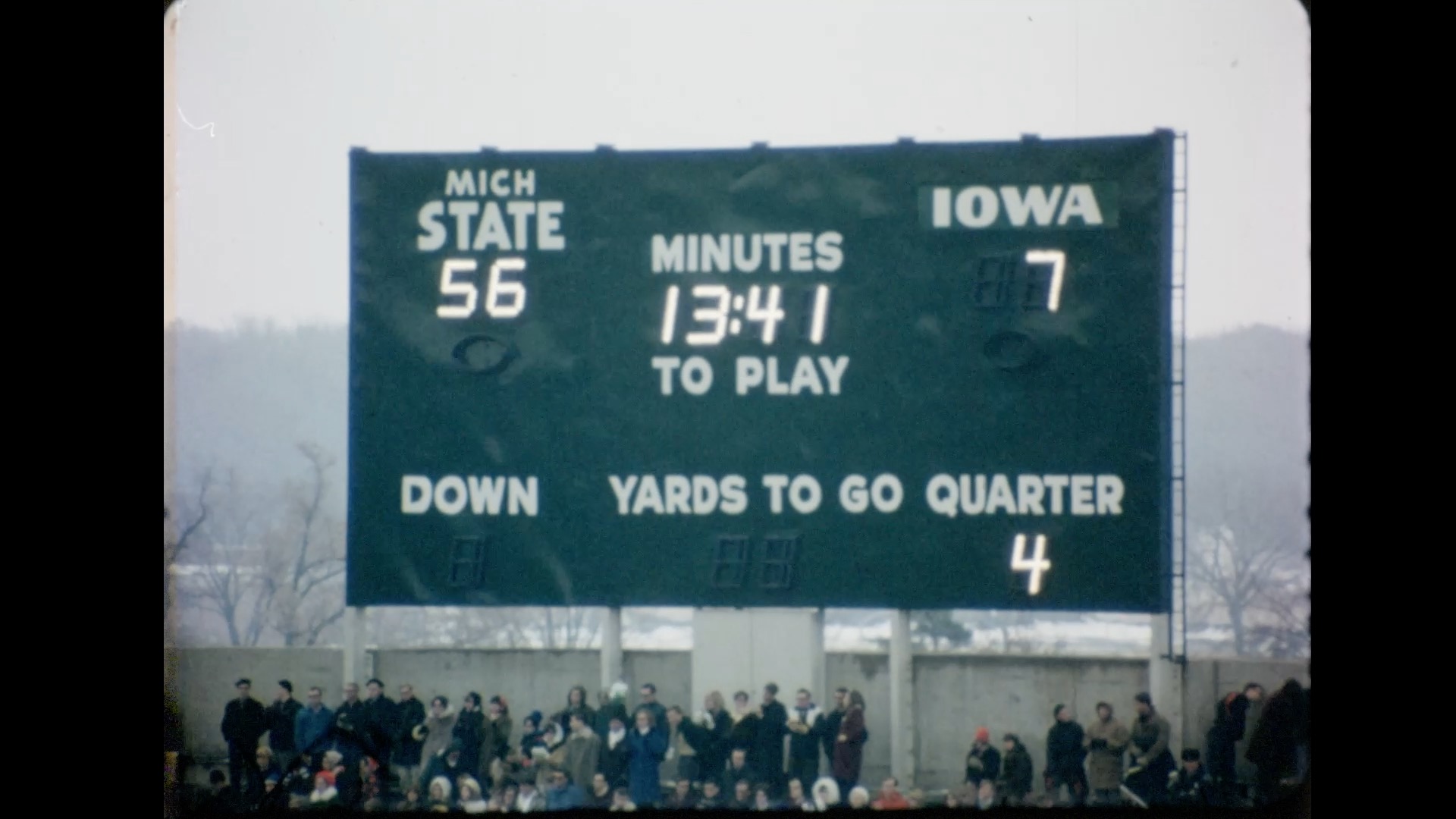 MSU Football vs. Iowa, 1966