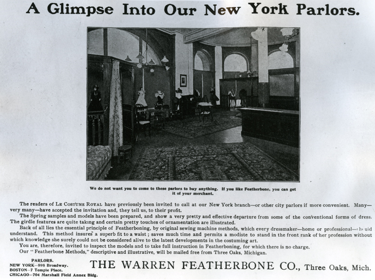 Warren Featherbone advertisement
