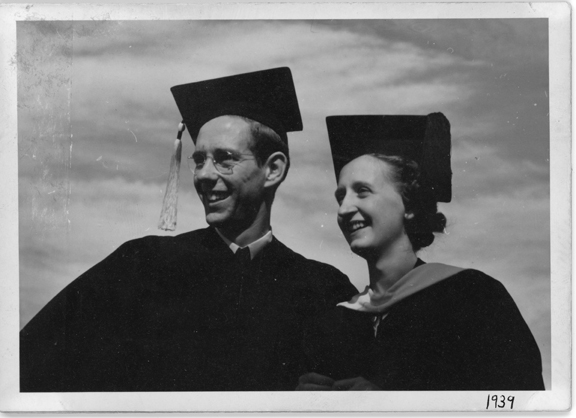 Ralph Turner at University of Wisconsin Commencement, 1939