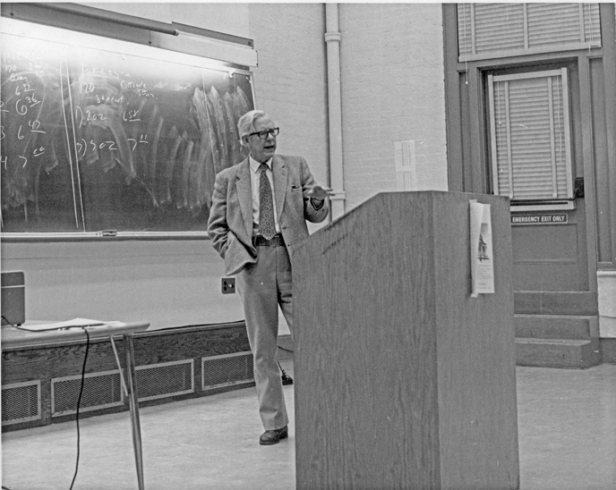 Ralph Turner in Classroom, undated