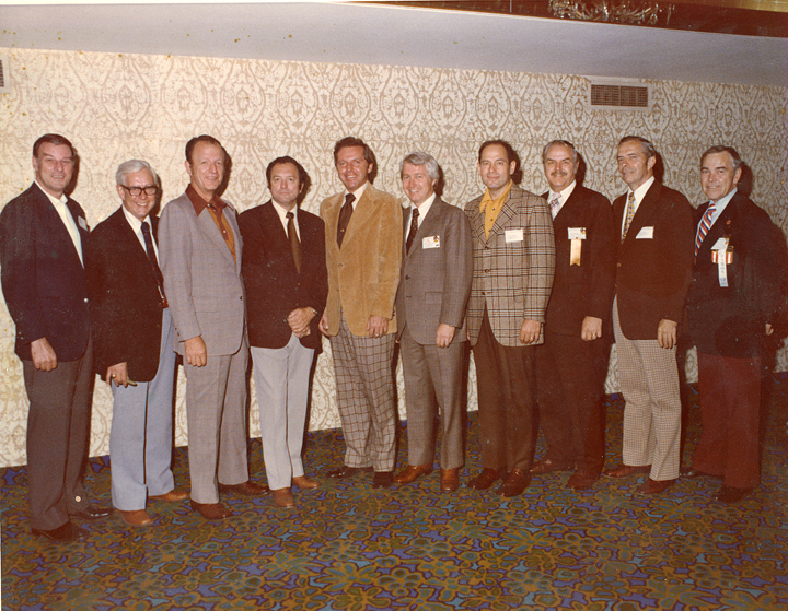 Portrait of attendees at the U.S. Secret Service - MSU Criminal Justice Alumni, 1975