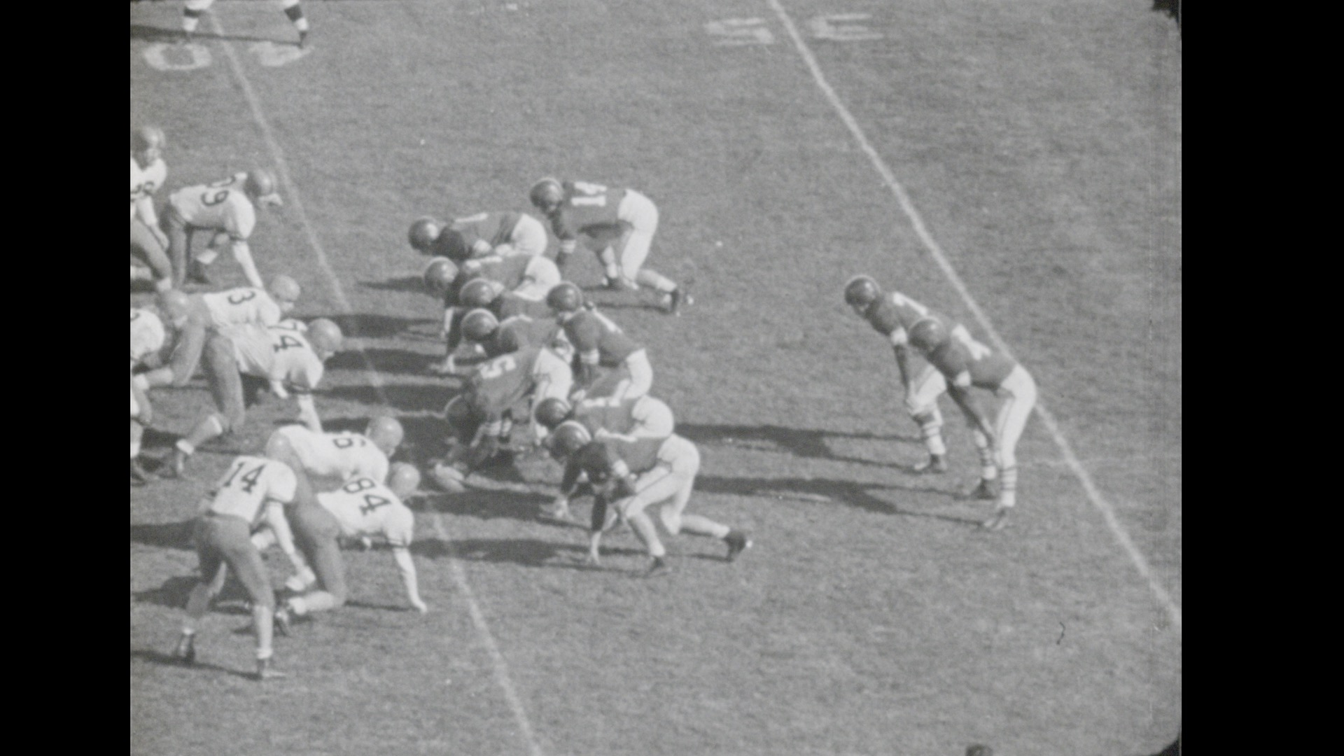 MSC Football vs. Syracuse, 1952 (highlights)