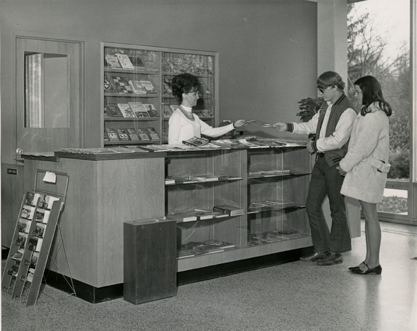Gift shop at Hidden Lake Gardens, 1969