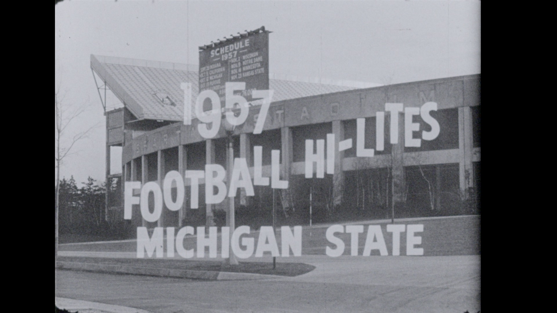 MSU Football Highlights, 1957