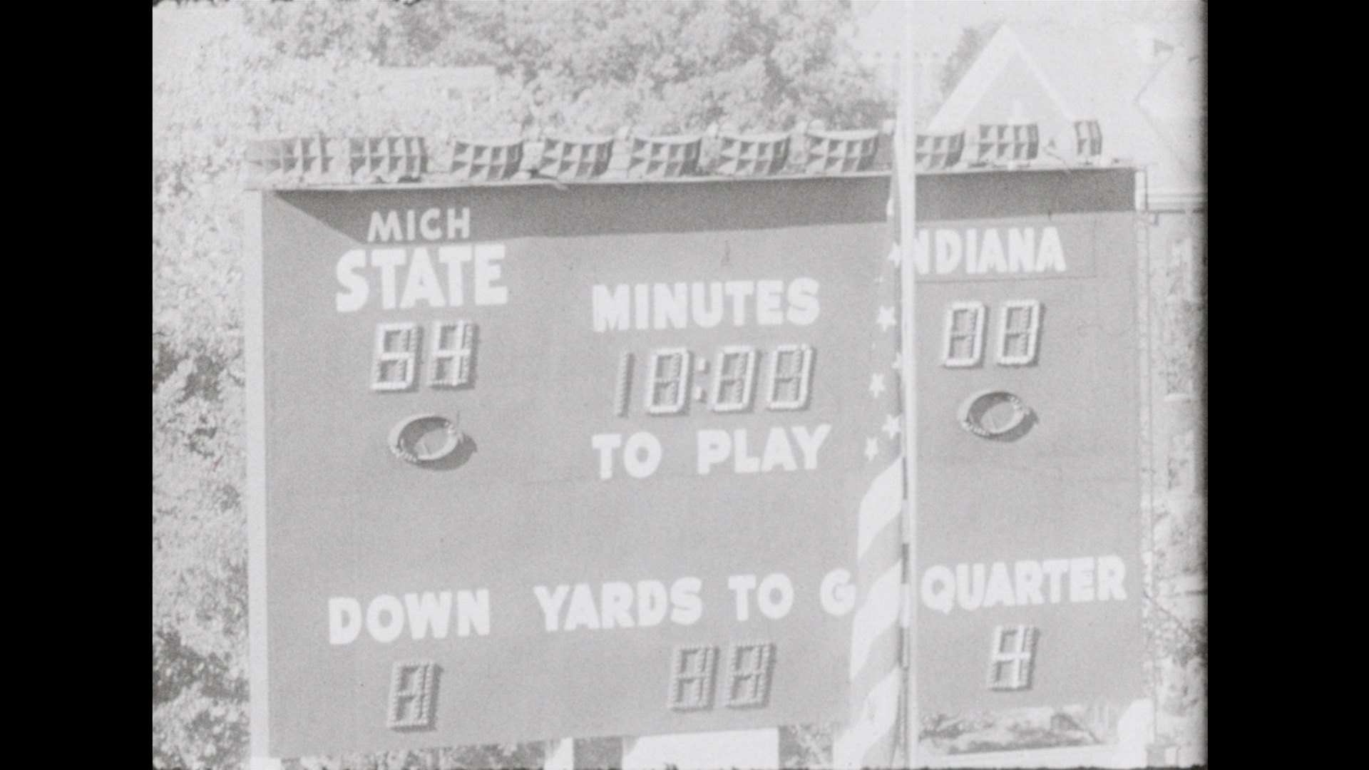 MSU Football vs. Indiana, 1957