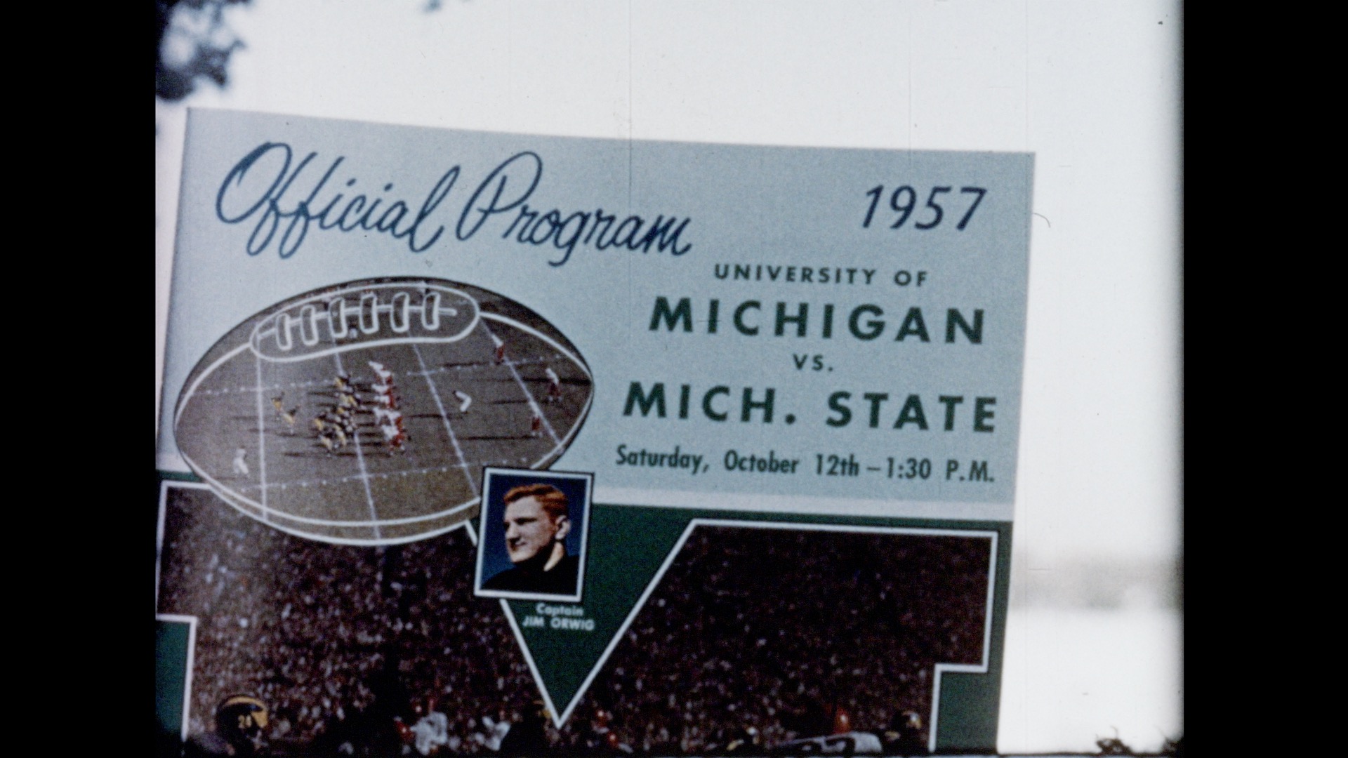MSU Football vs. Michigan, 1957