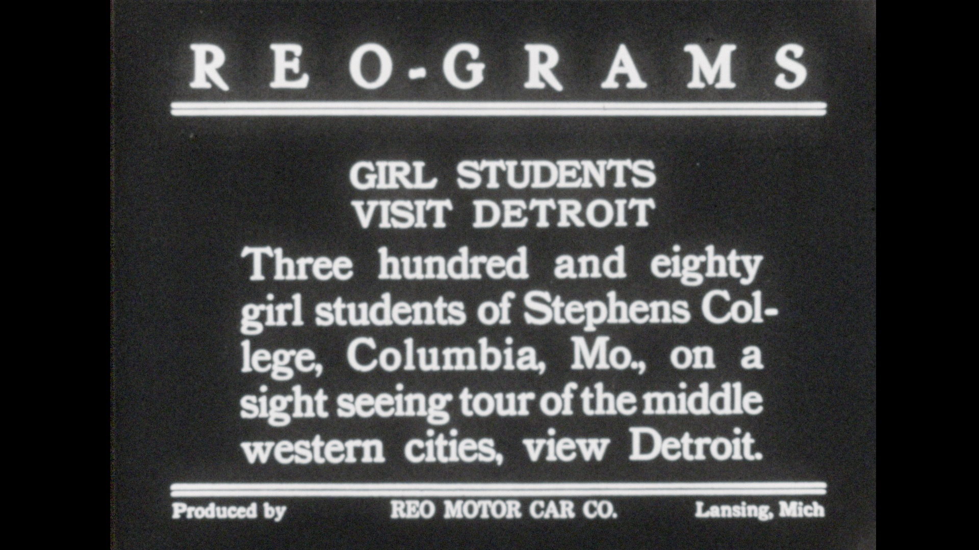 REO Reel #6, circa 1928