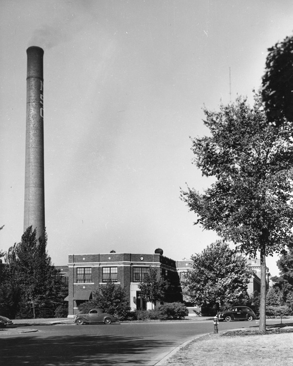 Power Plant and MSC Smokestack, undated