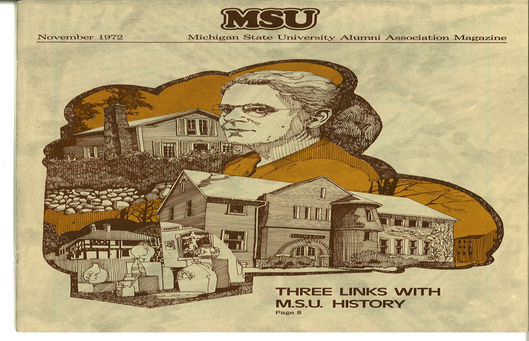 "Myrtle Mowbray, '07: MSU's first Black graduate, remembers M.A.C." article from MSU Alumni Magazine, November 1972