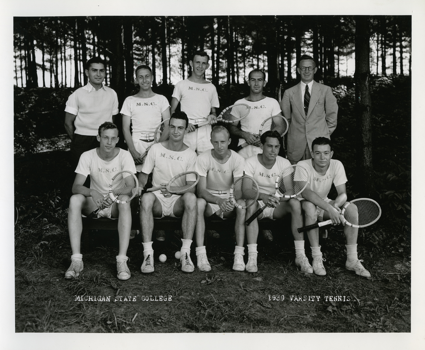 Varsity Tennis Team (Men's), 1939