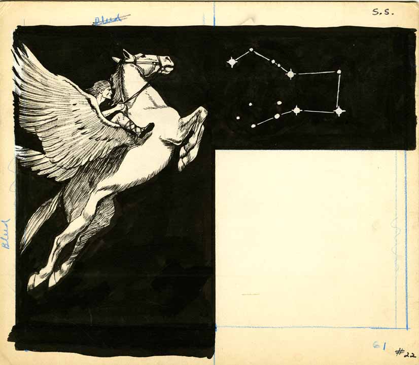 Pegasus drawing from "Stars on the Ceiling"
