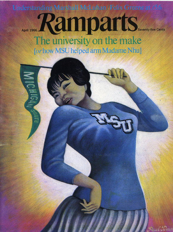 Ramparts front cover featuring Madame Nhu, April 1966