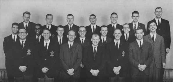 Men's Blue Key group photograph, 1962