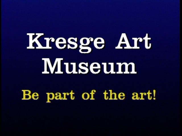 Kresge Art Museum: Be Part of the Art!, 1990