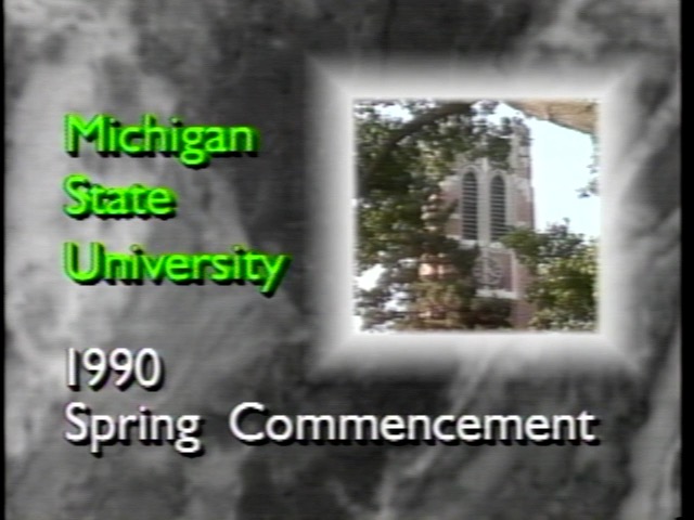 Commencement, Spring 1990