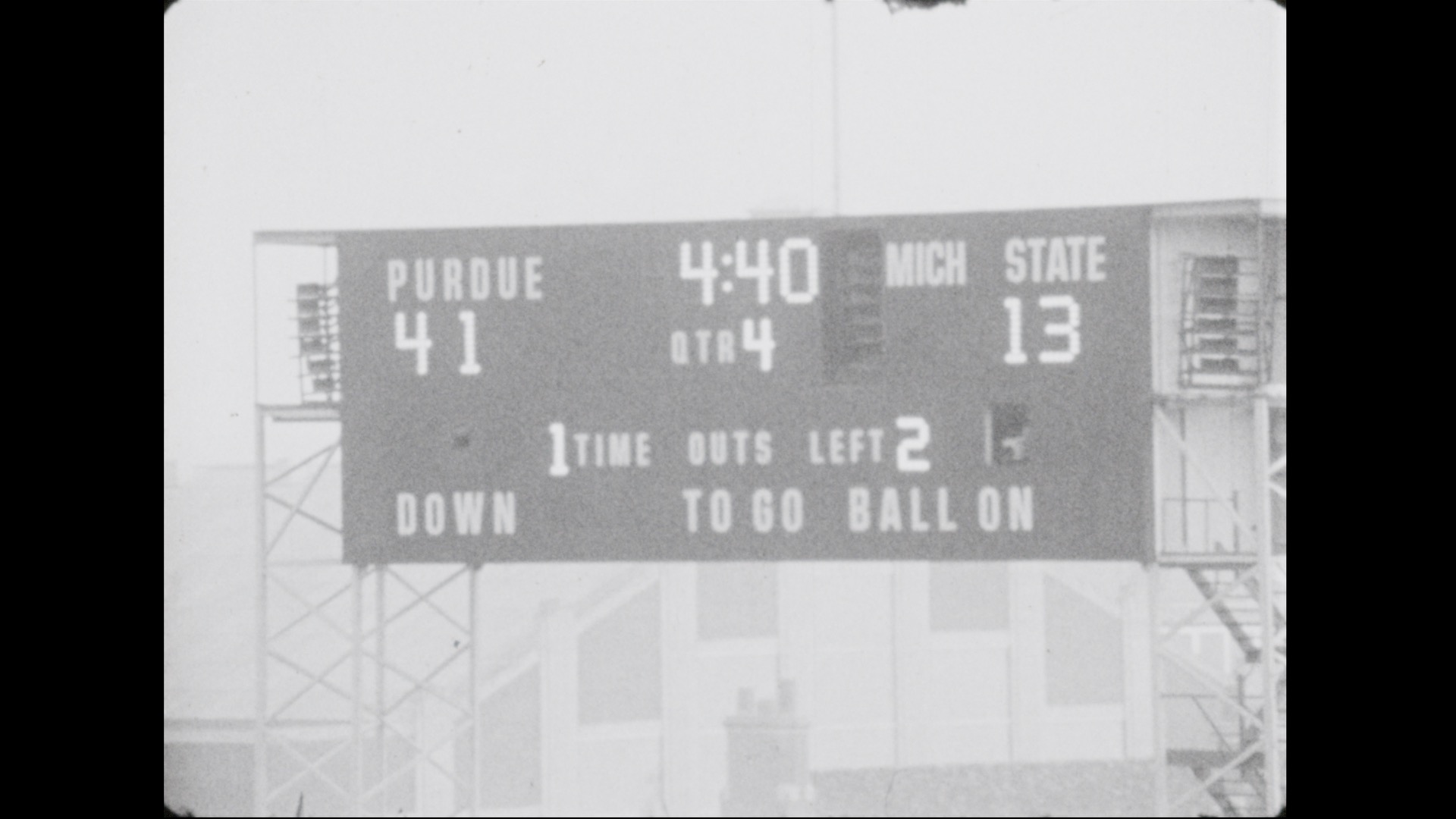 MSU Football vs. Purdue, 1969