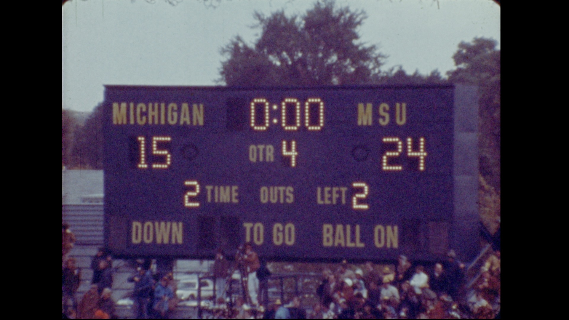 MSU Football vs. Michigan, 1978