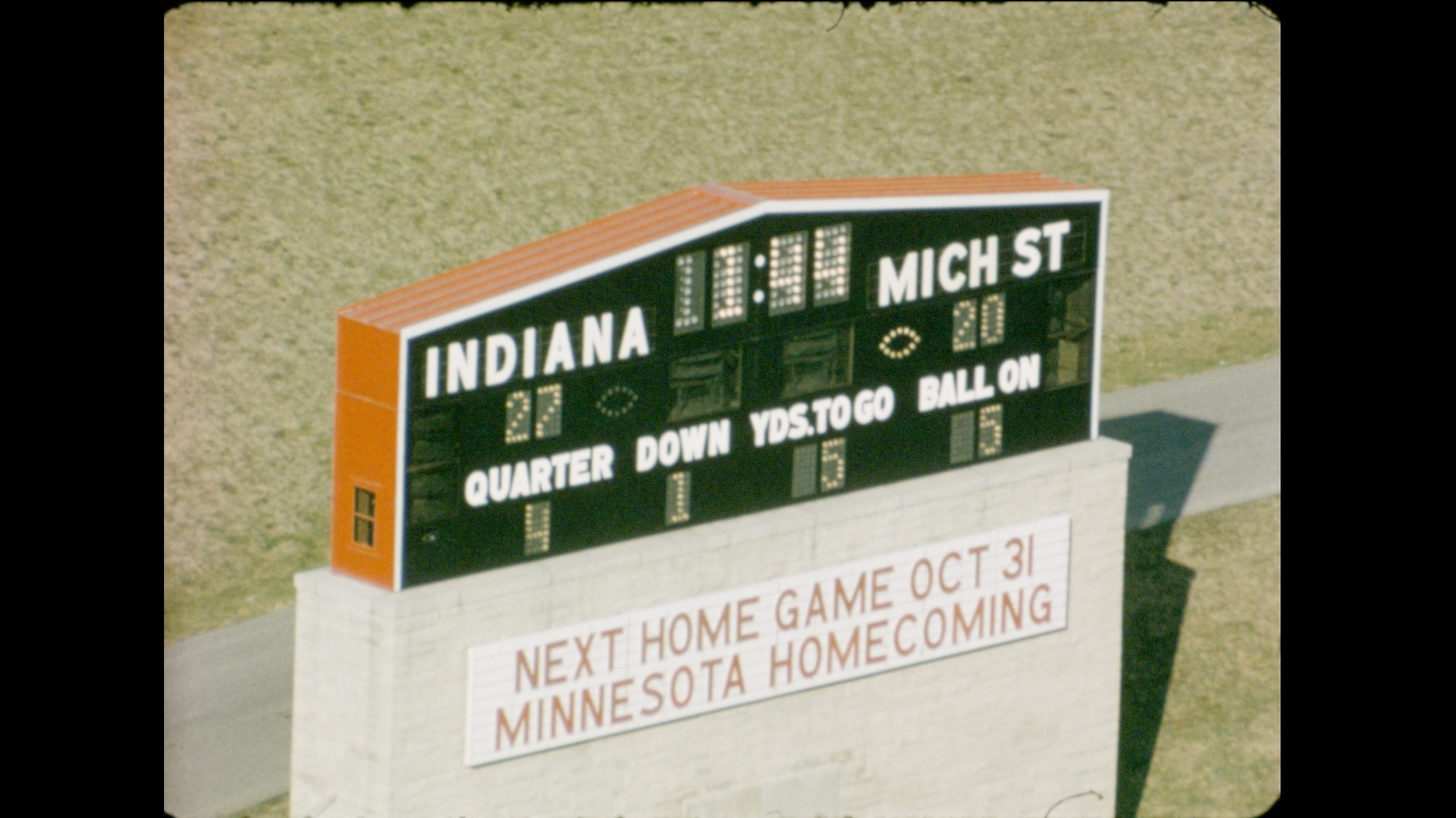 MSU Football vs. Indiana, 1964