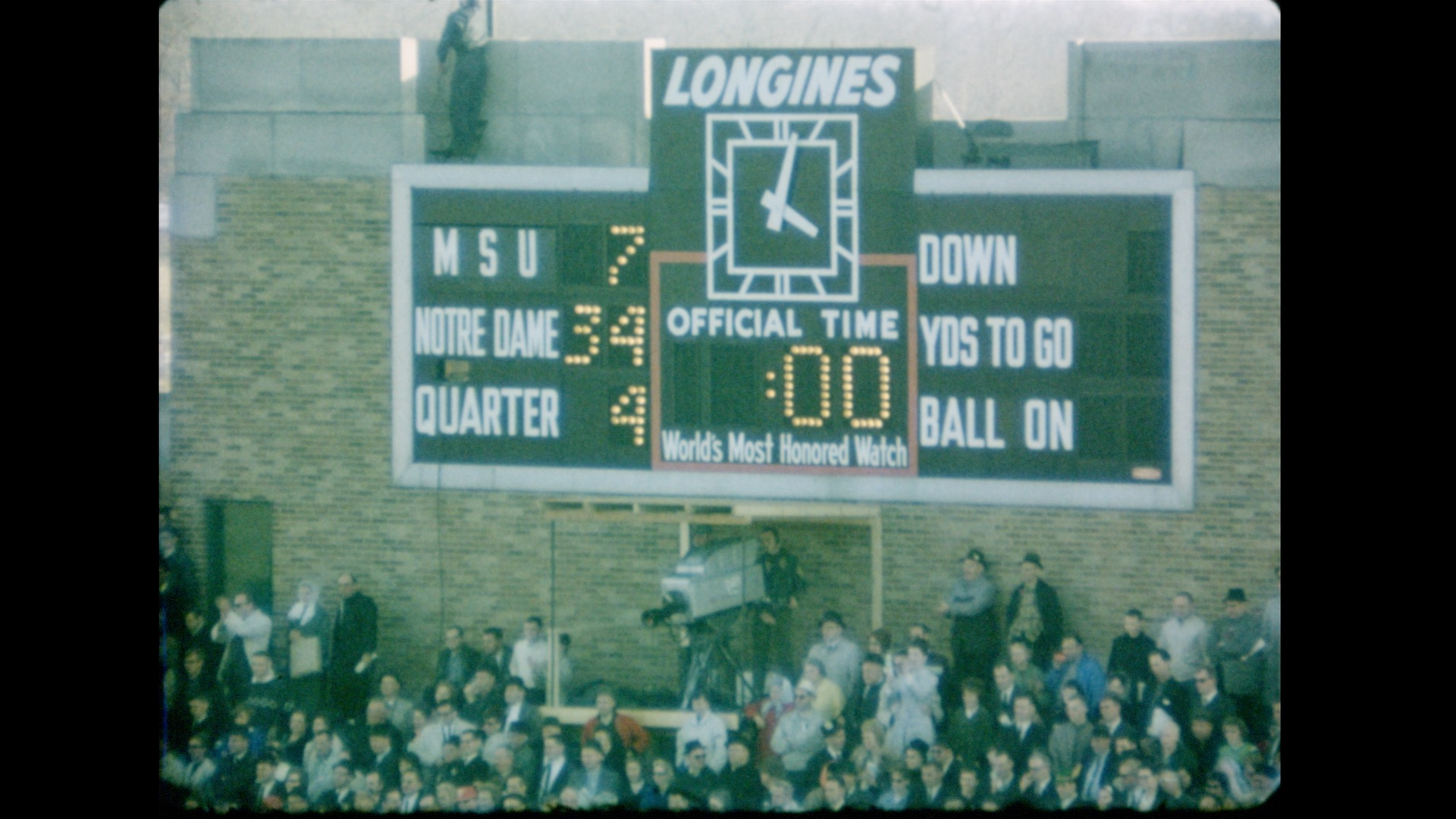 MSU Football vs. Notre Dame, 1964