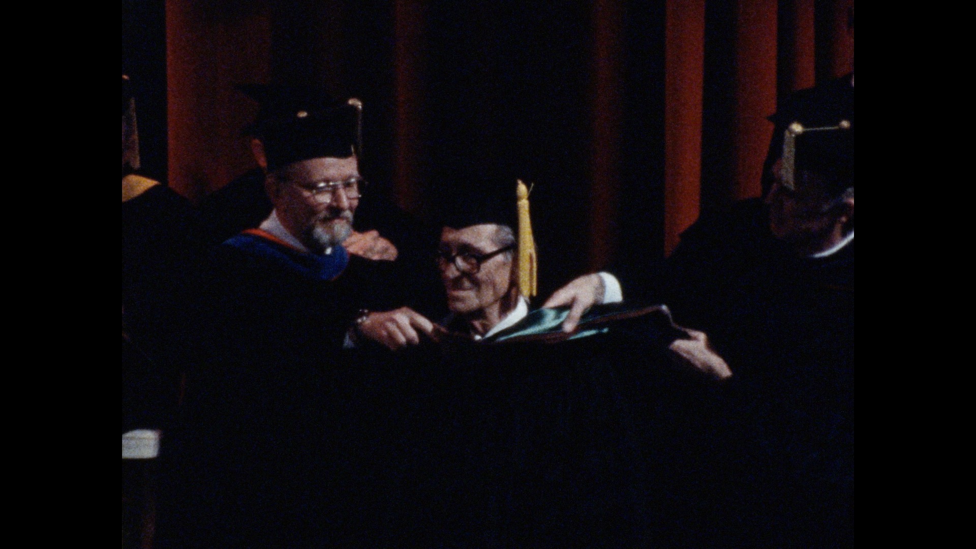 Leonard Falcone Receives an Honorary Degree, 1978