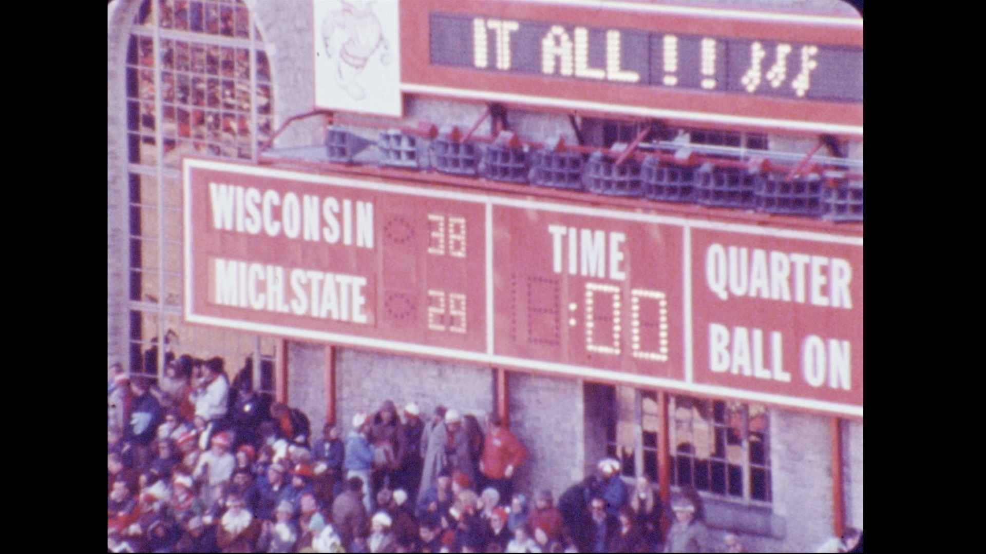 MSU Football vs. Wisconsin, 1979